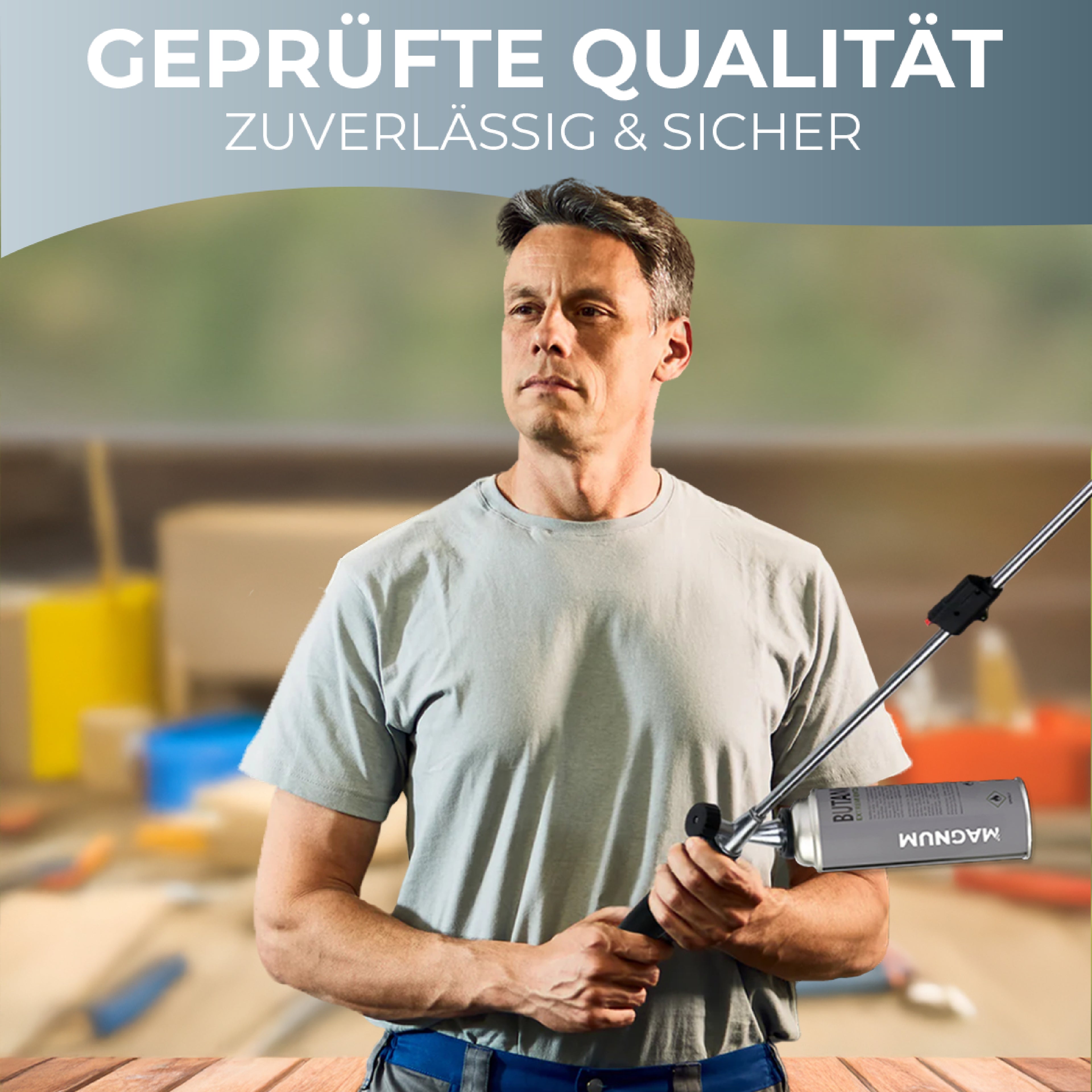 MAGNUM® onkruidbrander incl. gaspatronen – krachtige en chemicaliënvrije onkruidbestrijding