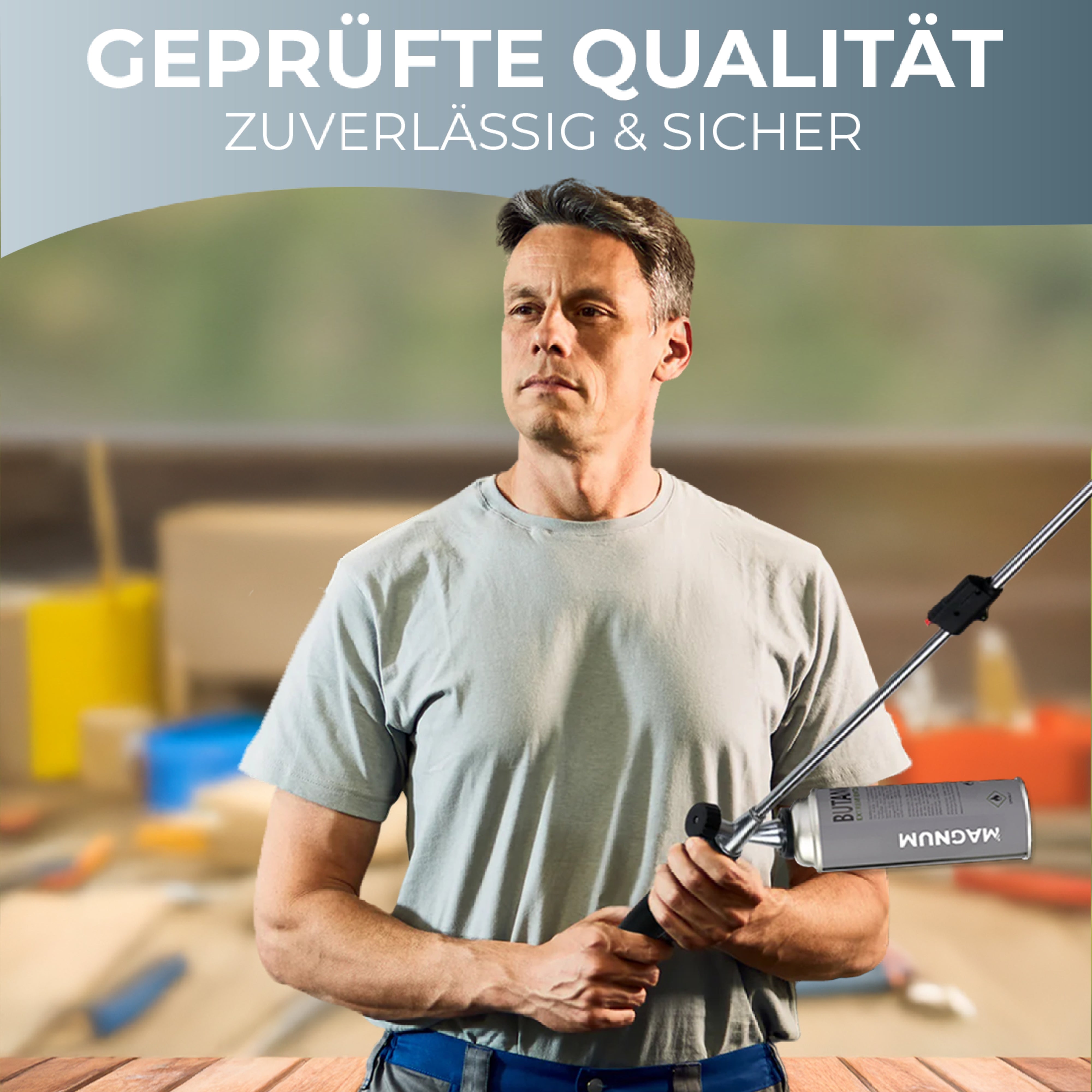 MAGNUM® onkruidbrander incl. gaspatronen – krachtige en chemicaliënvrije onkruidbestrijding