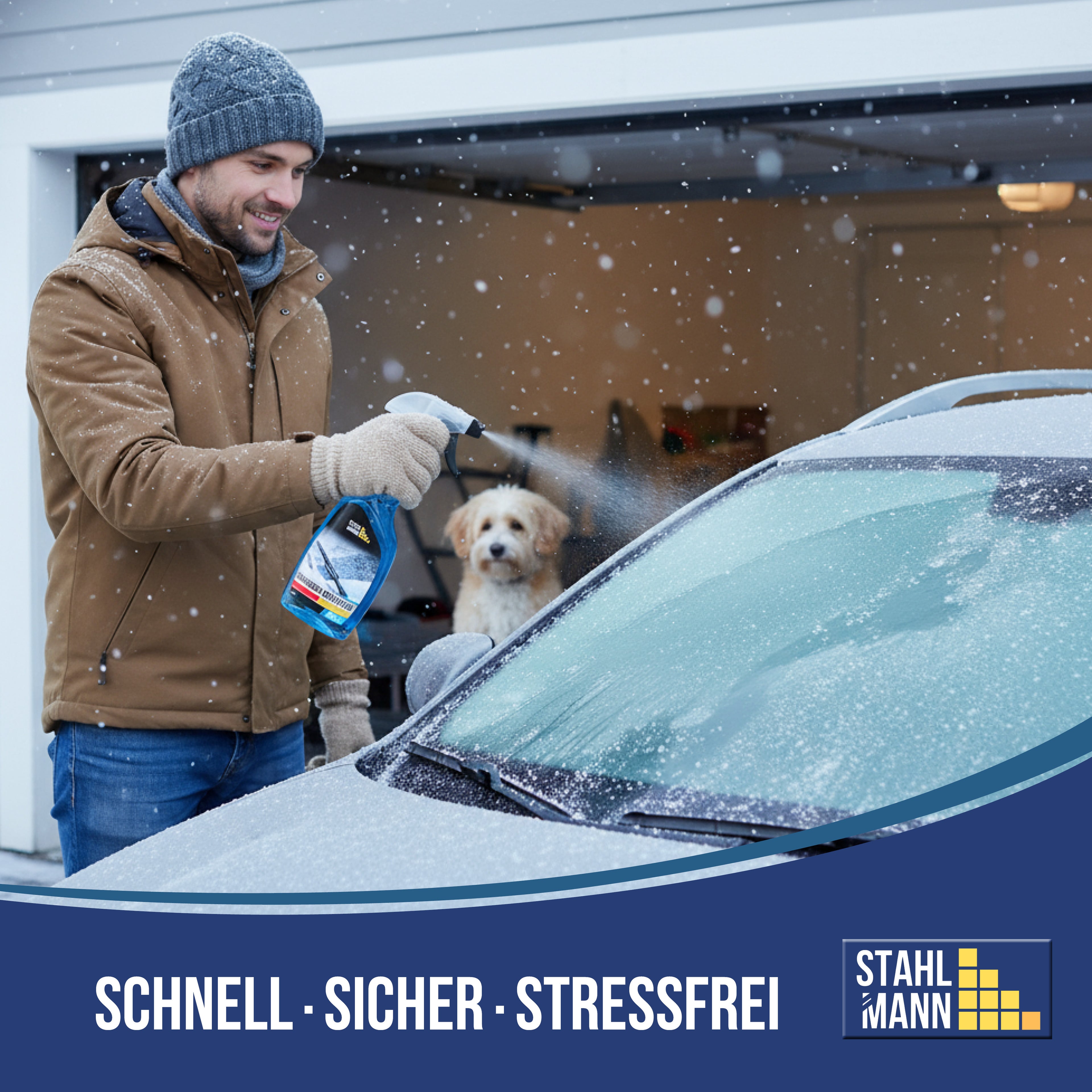 STAHLMANN® Scheiben-Enteiser 6er-Set (6 × 500 ml) I Auto Enteiserspray