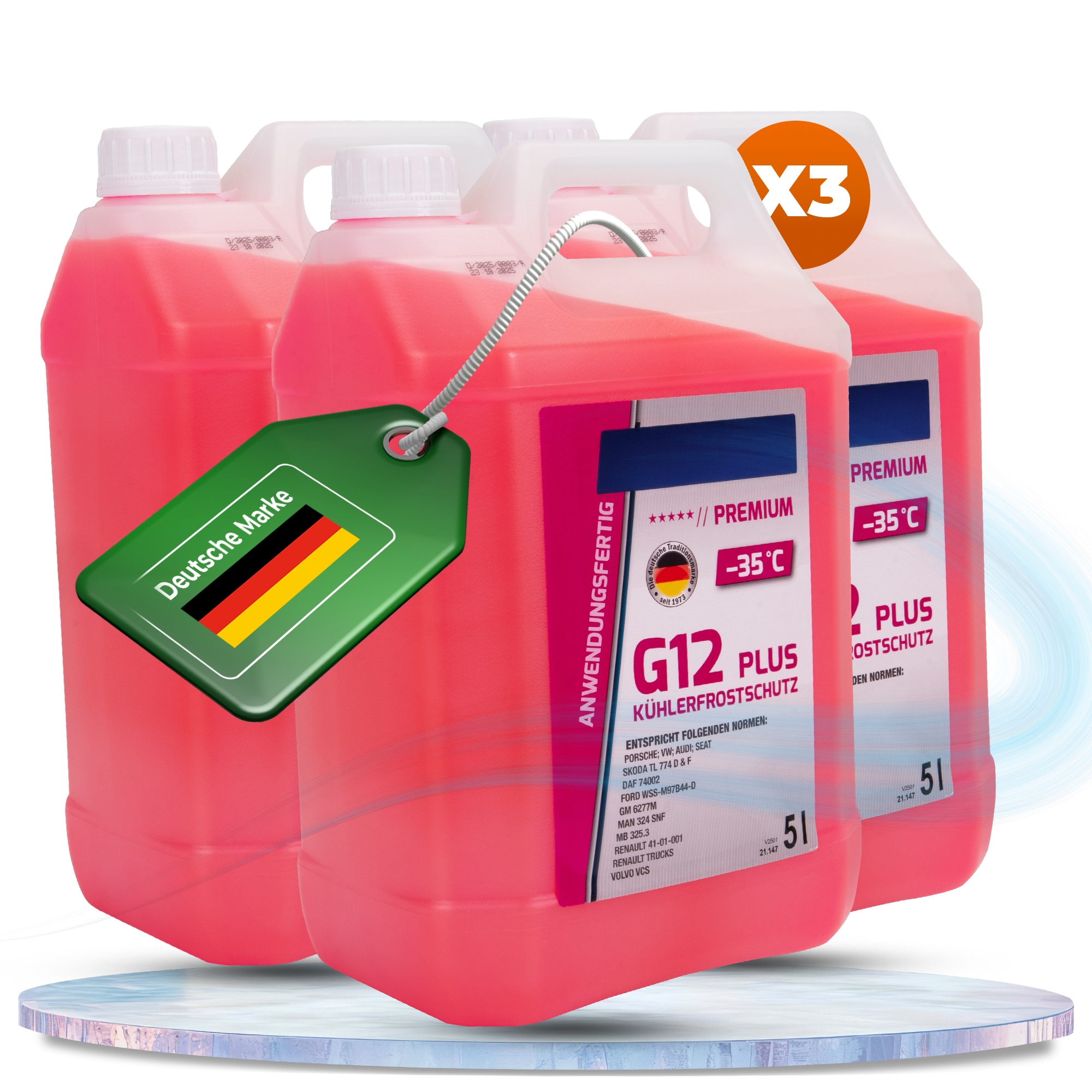 3x5L AROSO G12 PLUS Antivries – Premium bescherming tot -35 °C