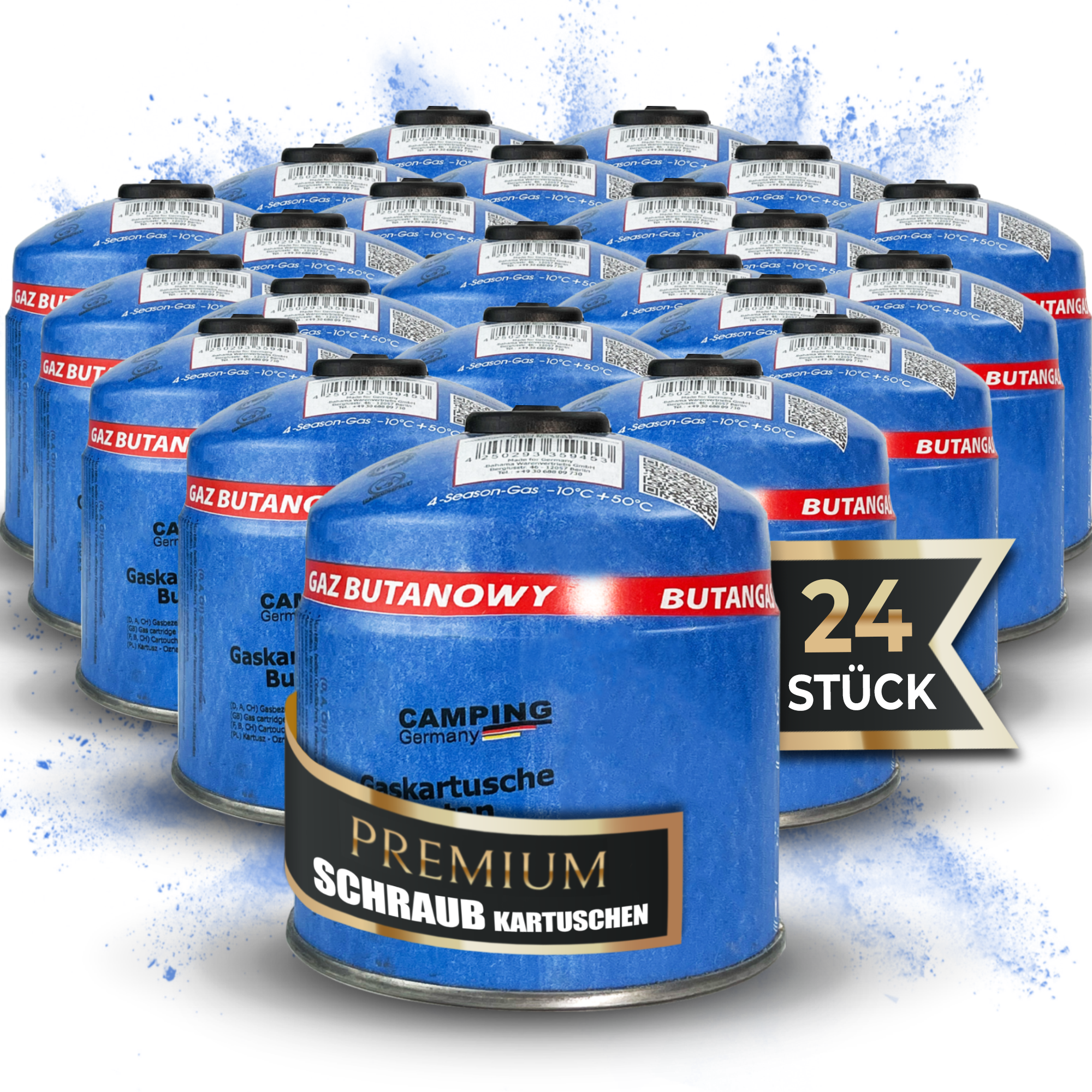 Gaspatroon met schroefventiel van 500 g โ sterk, veilig en veelzijdig.