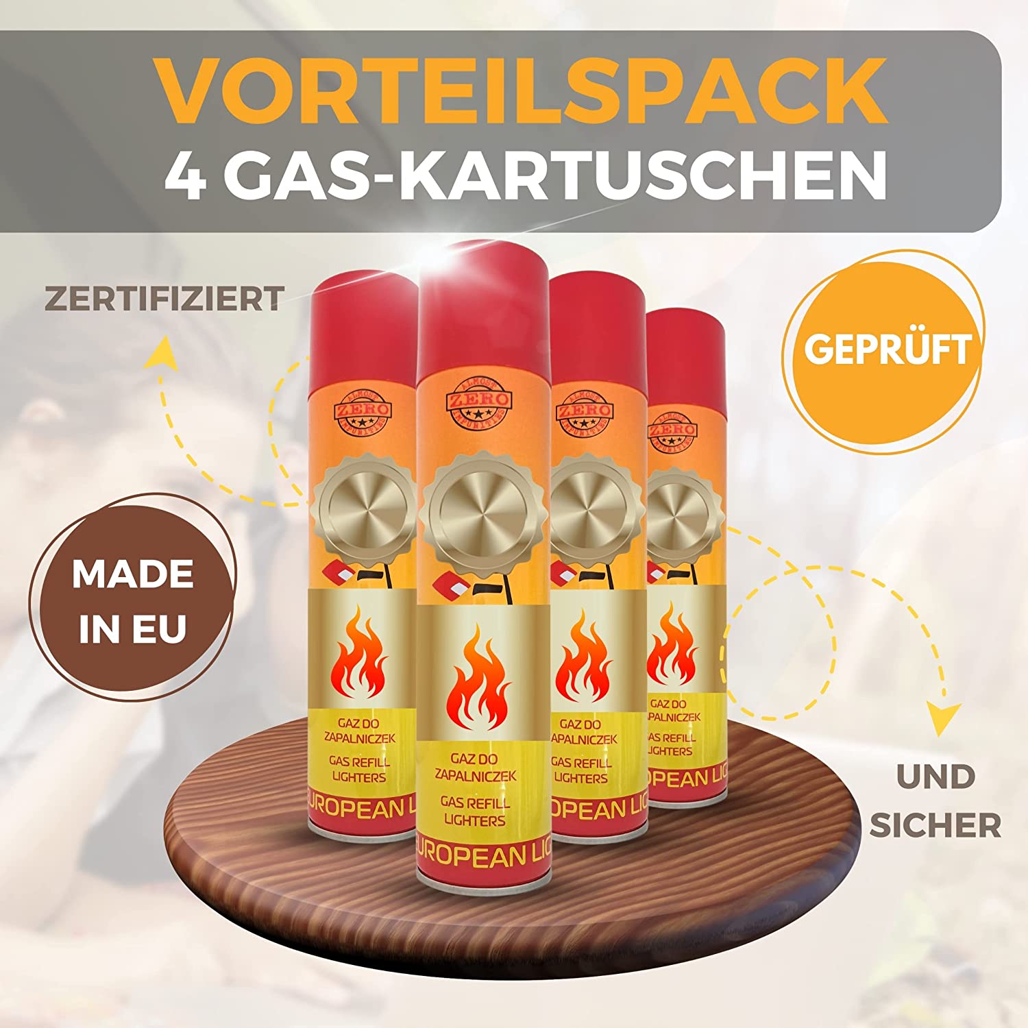 Premium aanstekergas 300 ml 