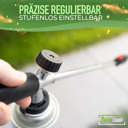 Onkruidbrander inclusief 12 gaspatronen – Effectieve en chemicaliënvrije onkruidbestrijding