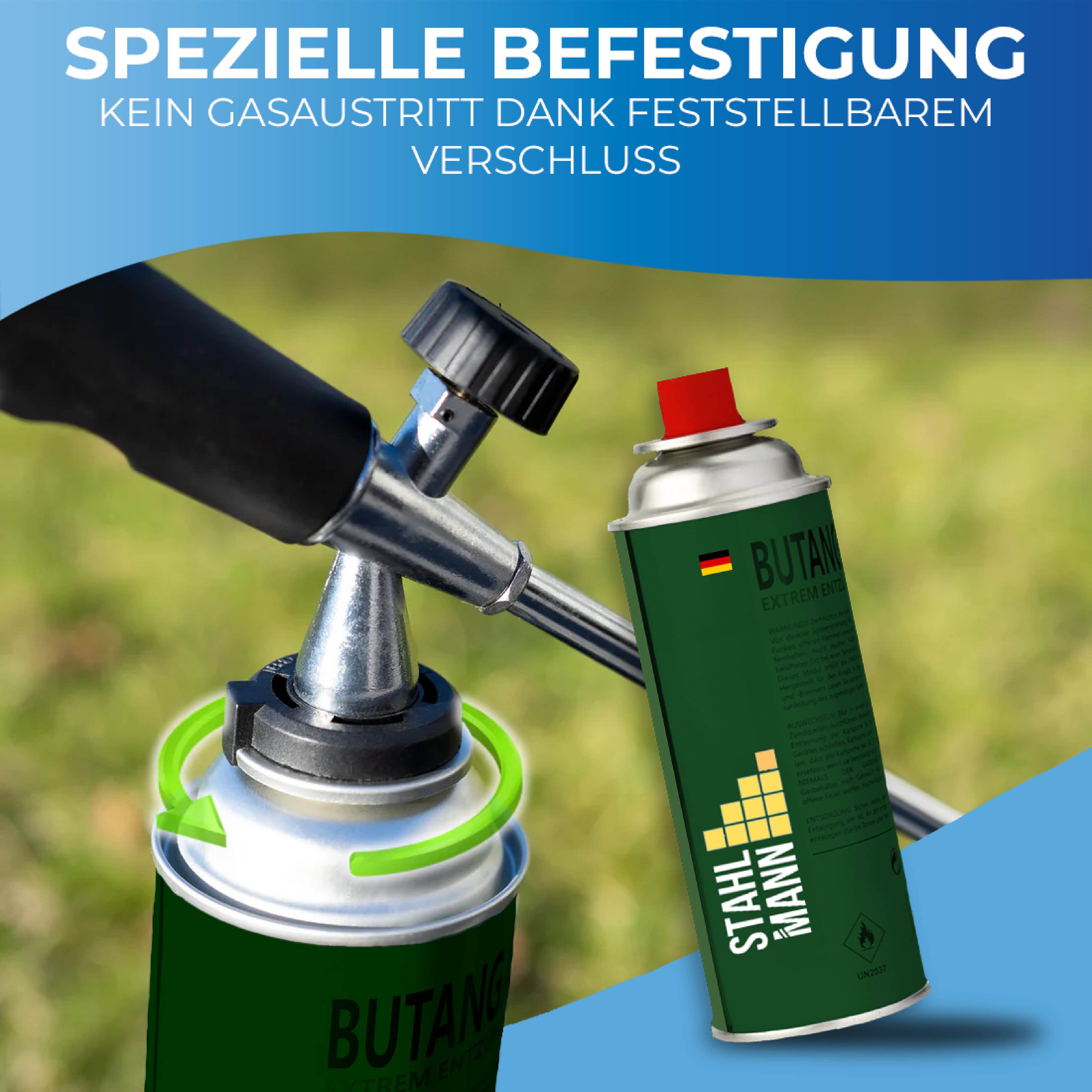 STAHLMANN® onkruidbrander met gaspatronen – voor effectieve onkruidbestrijding
