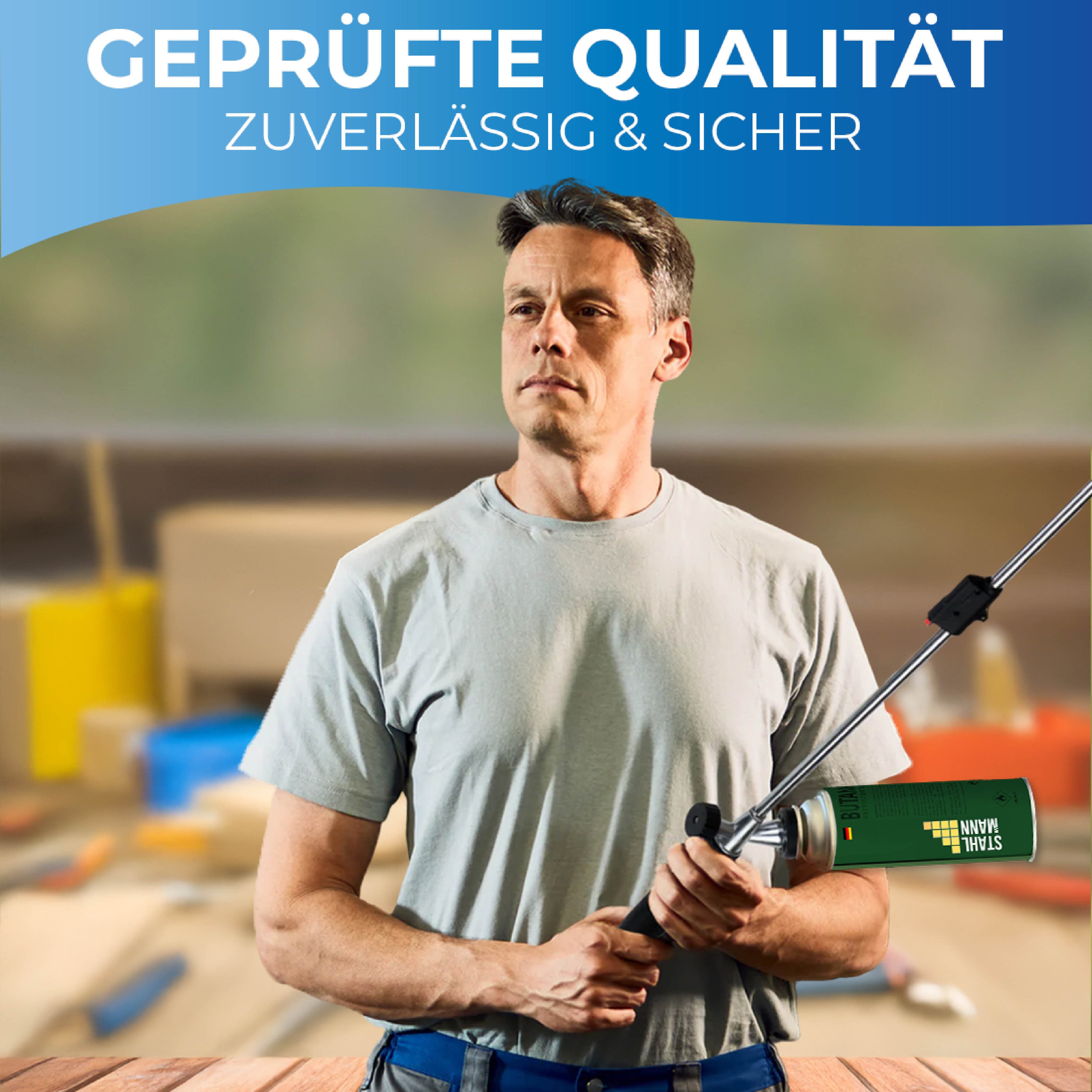 STAHLMANN® onkruidbrander met gaspatronen – voor effectieve onkruidbestrijding