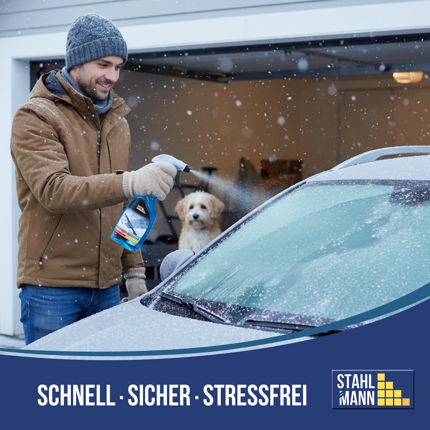 STAHLMANN® Voorruitontdooier 6-pack (6 x 500 ml) | Autoontdooierspray