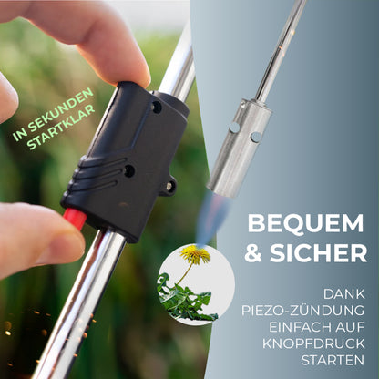 MAGNUM® onkruidbrander incl. gaspatronen – krachtige en chemicaliënvrije onkruidbestrijding