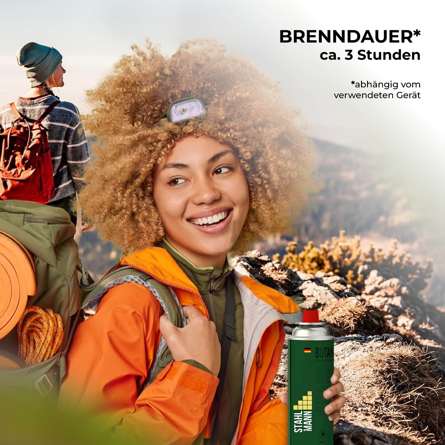 STAHLMANN® butaangaspatronen 227 g – Gevuld in de EU – voor kamperen, keuken en buitengebruik – 100% lekvrij en krachtig – met veiligheidsventiel