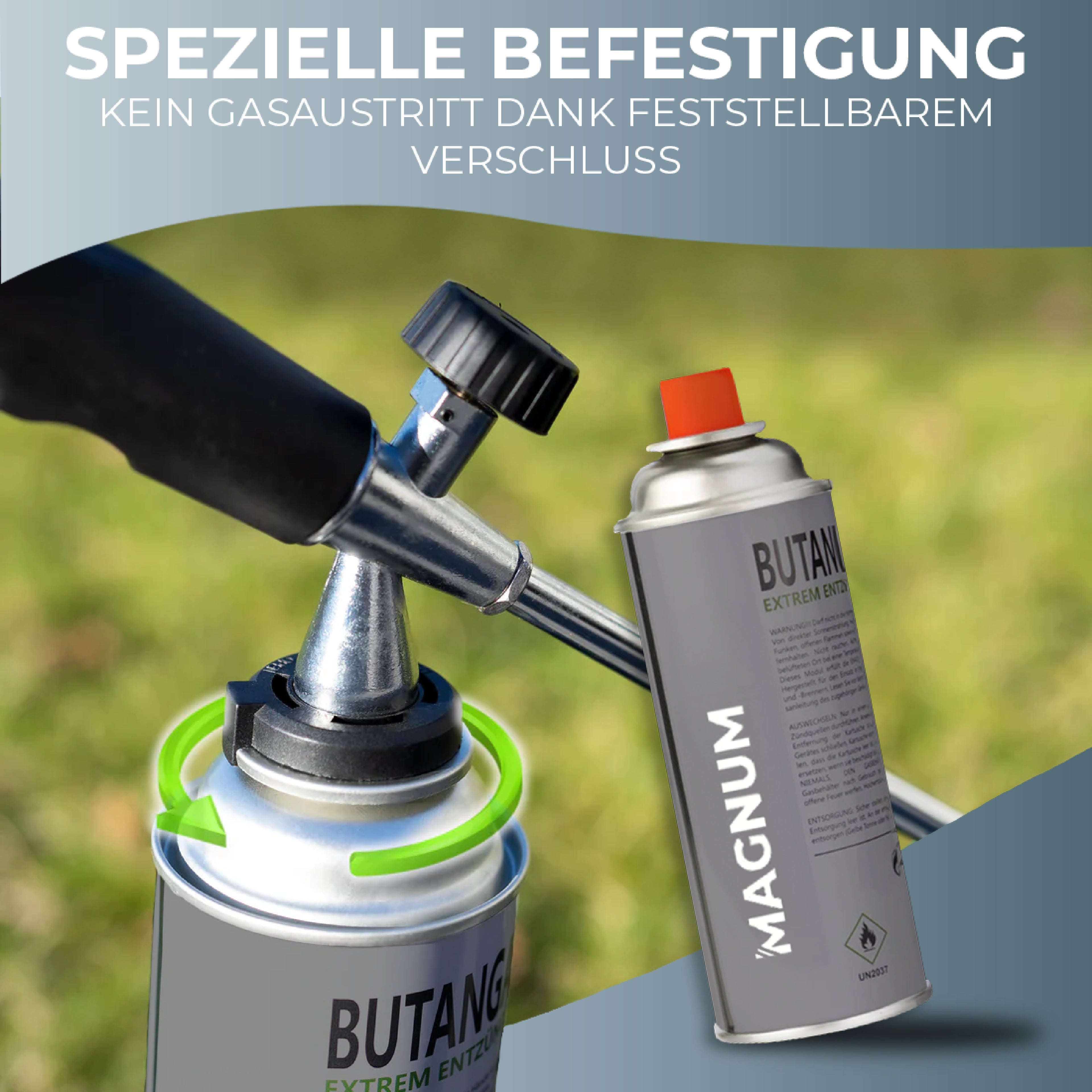 MAGNUM® onkruidbrander incl. gaspatronen – krachtige en chemicaliënvrije onkruidbestrijding