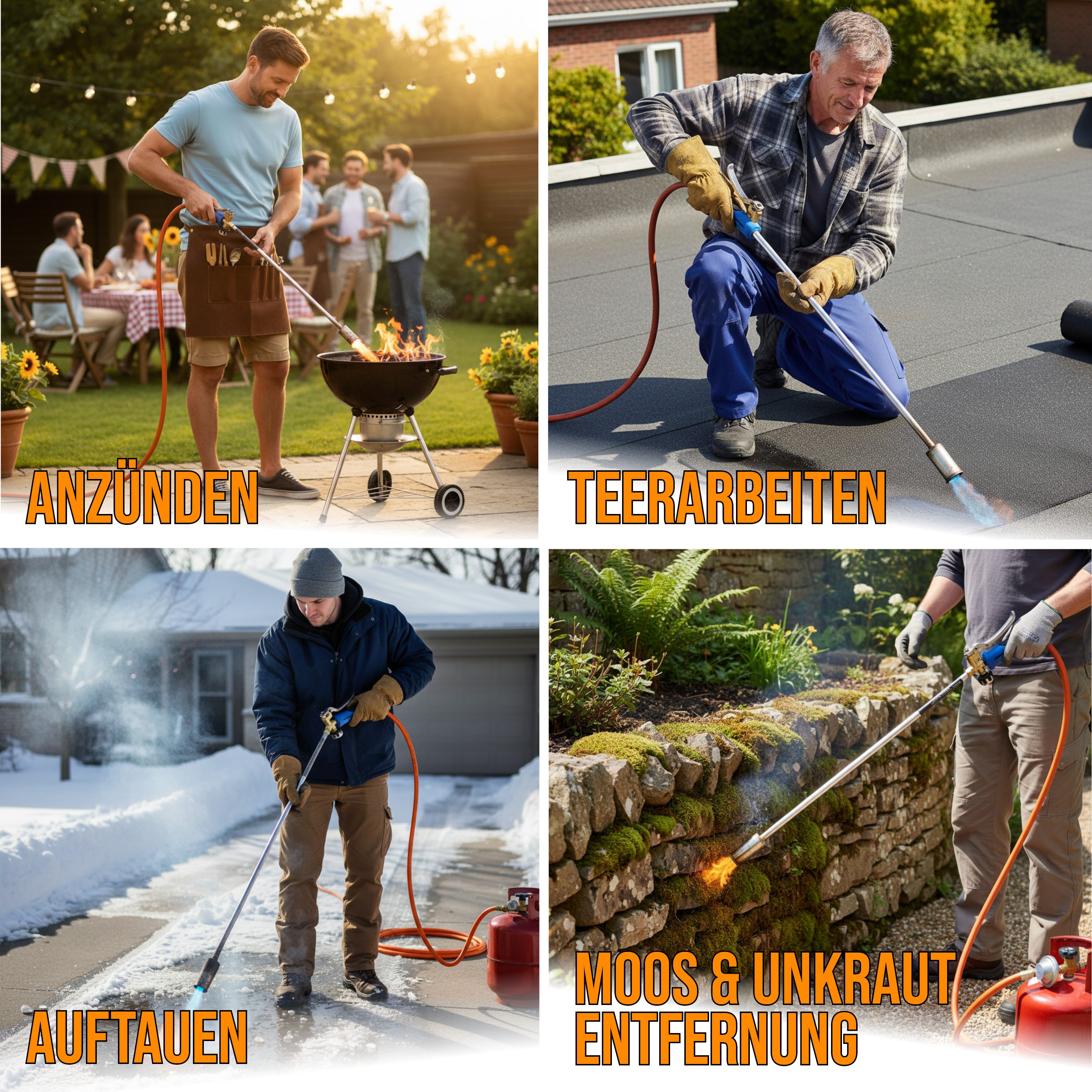 MAGNUM® onkruidbrander incl. gaspatronen – krachtige en chemicaliënvrije onkruidbestrijding