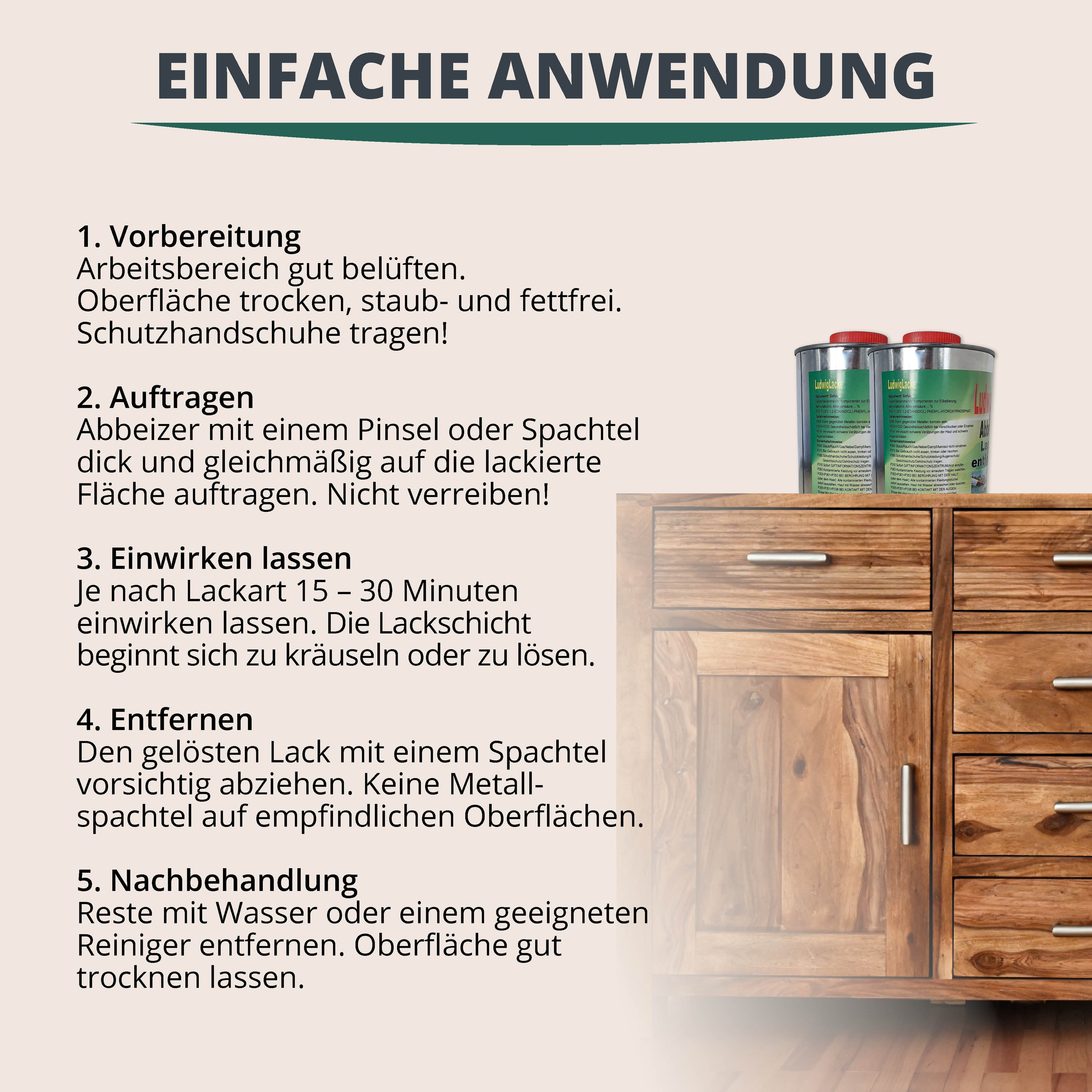 STAHLMANN® Verfverwijderaar – Krachtige verfverwijderaar voor hout en metaal 