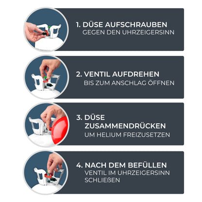Magnum Heliumgas – Voor maximaal 30 ballonnen – Heliumballongas voor maximaal 30 ballonnen 