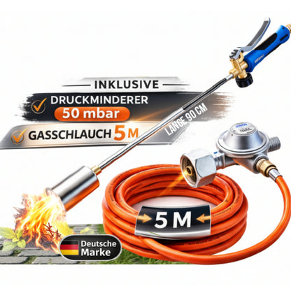 MAGNUM® onkruidbrander incl. gaspatronen – krachtige en chemicaliënvrije onkruidbestrijding