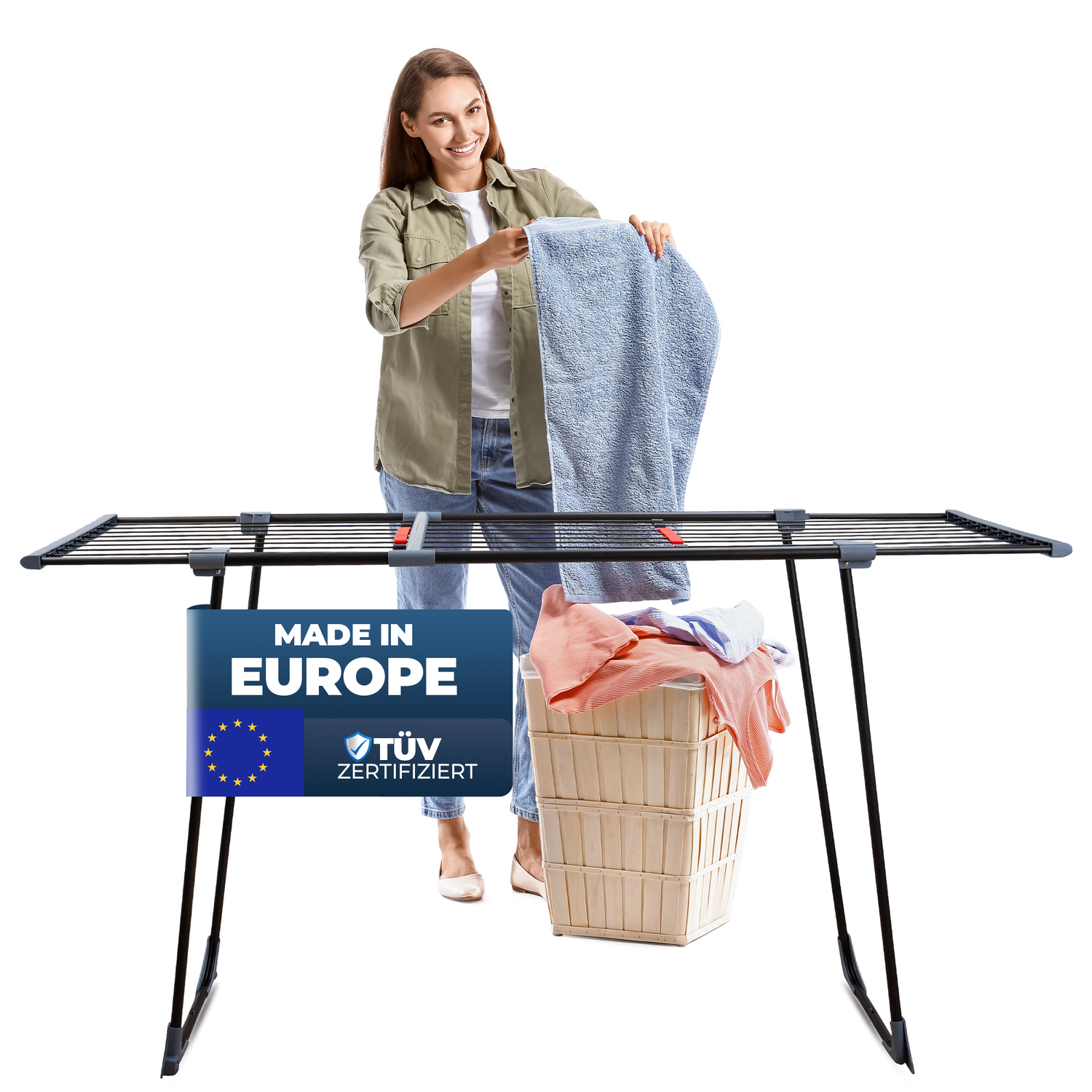 Stahlmann Magic Telescopisch Wasrek Uitschuifbaar - 20 m² Droogoppervlak 