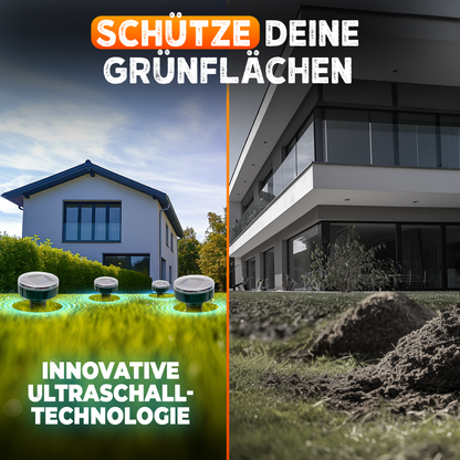 STAHLMANN® Solar Mole Repellent – ​​Ultrasone dierenverjager met XXL effectieve straal