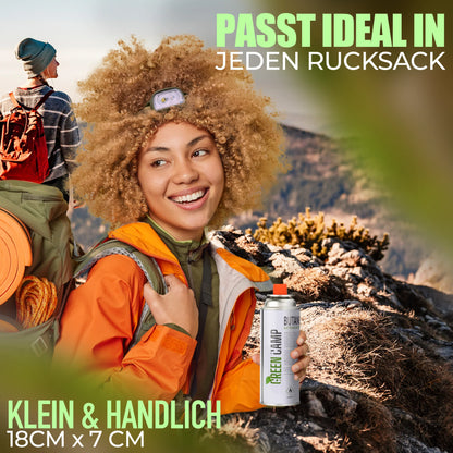 8 x Greencamp® butaangaspatronen – 227 g – milieuvriendelijk, veilig en betrouwbaar