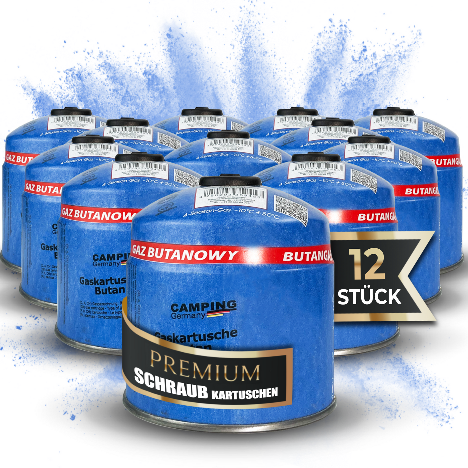 Gaspatroon met schroefventiel van 500 g – sterk, veilig en veelzijdig. 